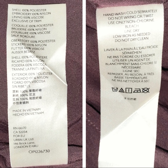 Anthropologie Maeve Kara Sequin Embellished Side Slit Mini Dress Bronze Brown 3X - Picture 13 of 16